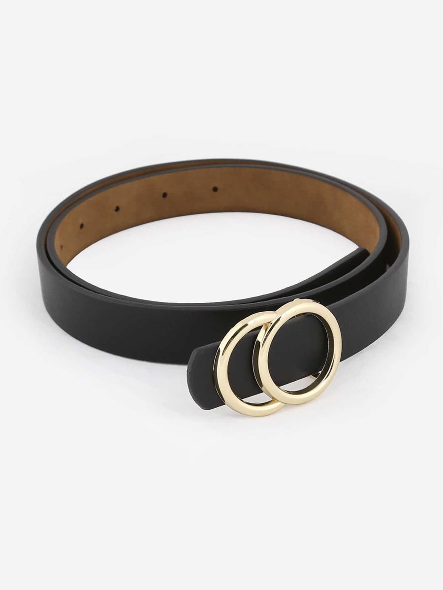 Metal Ring Buckle Belt