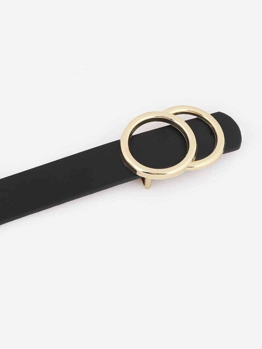 Metal Ring Buckle Belt