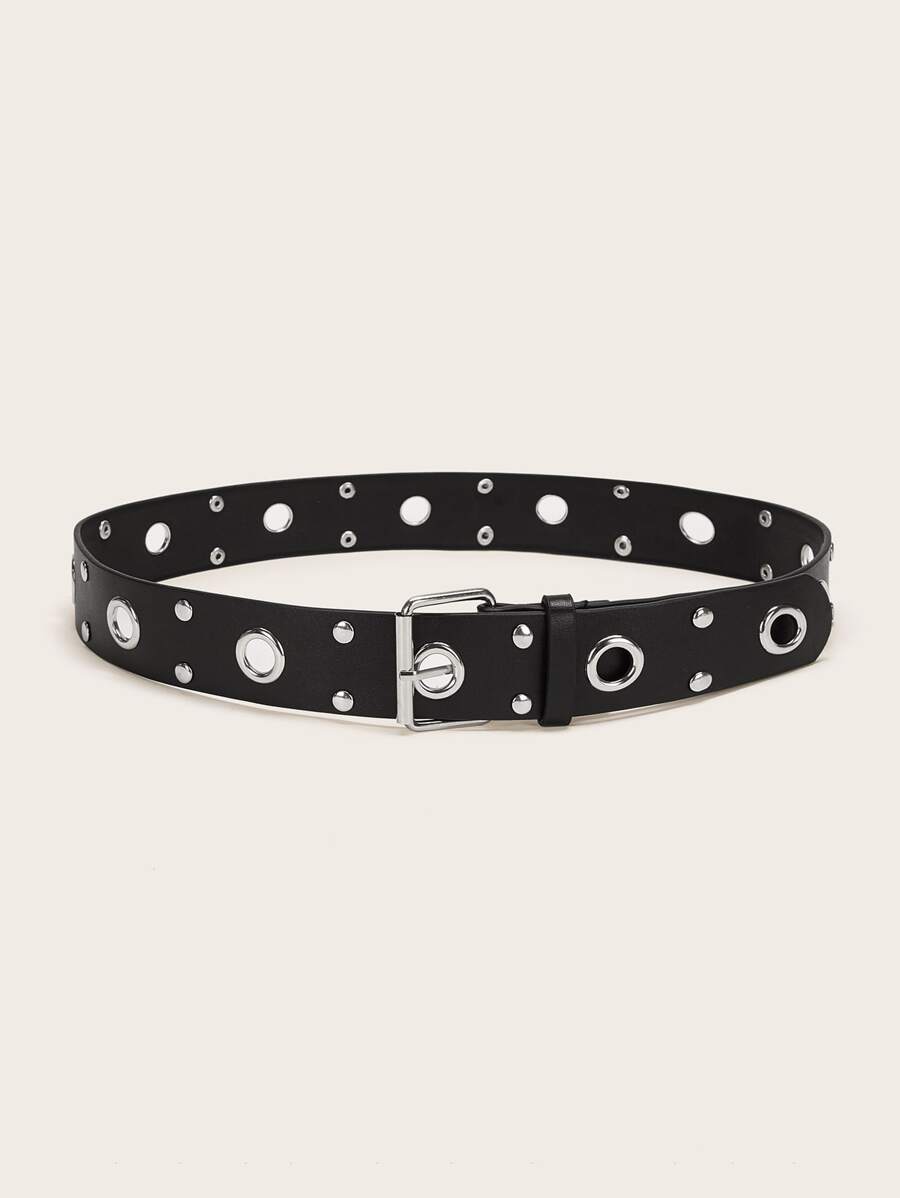 Eyelet & Stud Decor Belt